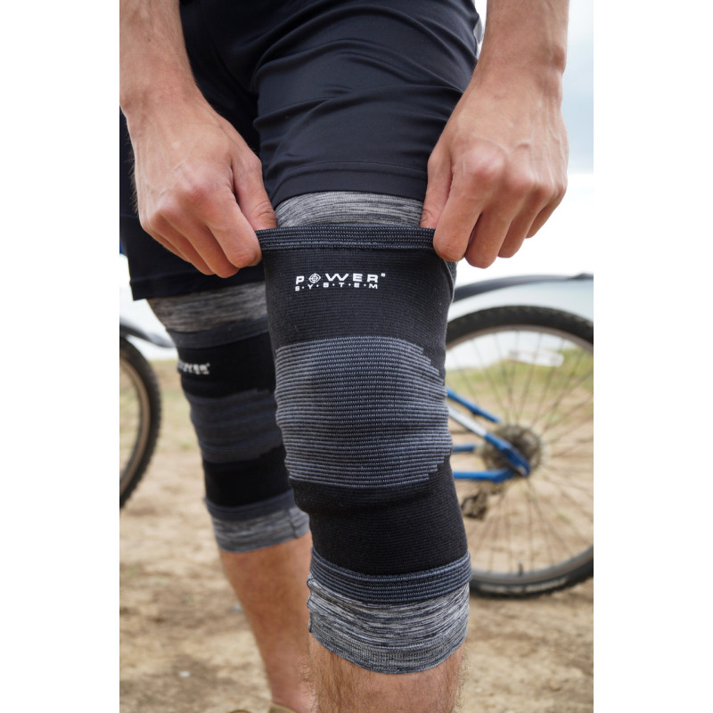 Наколінники Power System PS-6002 Knee Support Black/Grey (пара) M