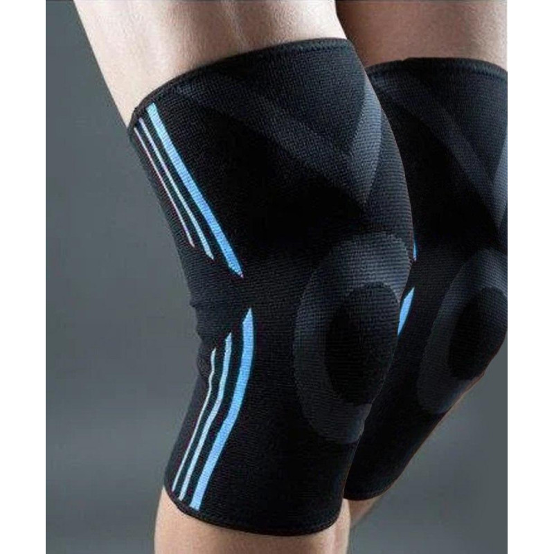 Наколінники Power System PS-6021 Knee Support Evo Black/Blue (пара) M