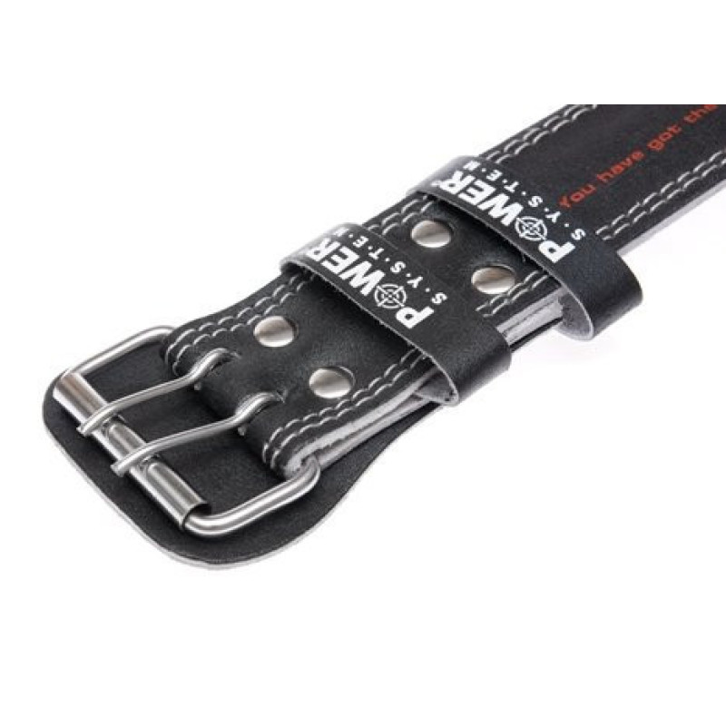 Пояс для важкої атлетики Power System PS-3250 Power Basic шкіряний Black L