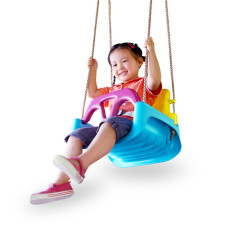 Гойдалка - трансформер WCG DALI дитяча пластикова розбірна для дитячого майданчика