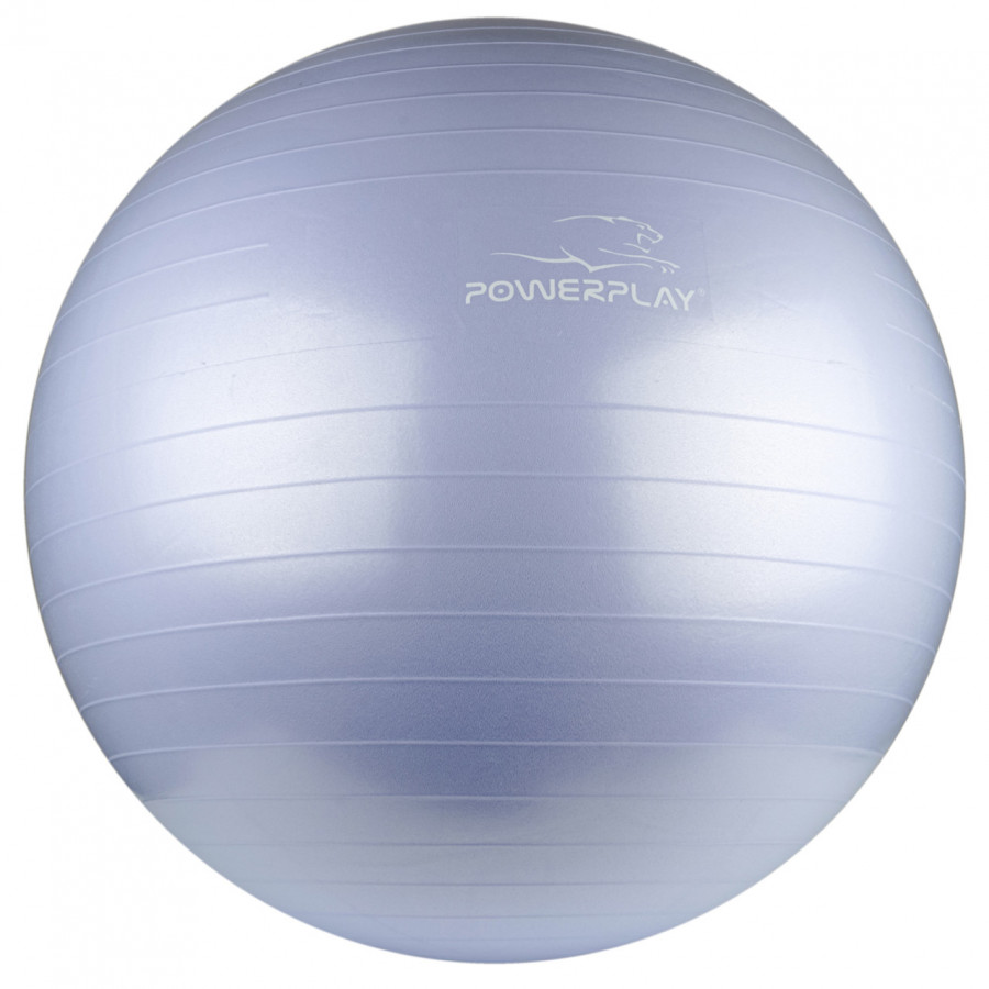 М'яч для фітнесу (фітбол) PowerPlay 4001 Ø75 cm Gymball Sky Blue + помпа