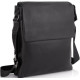 Кожаный мужской мессенджер Tiding Bag черный