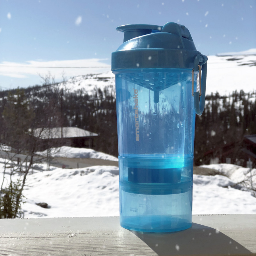 Шейкер спортивный SmartShake Original2GO 600мл Неоново-синий