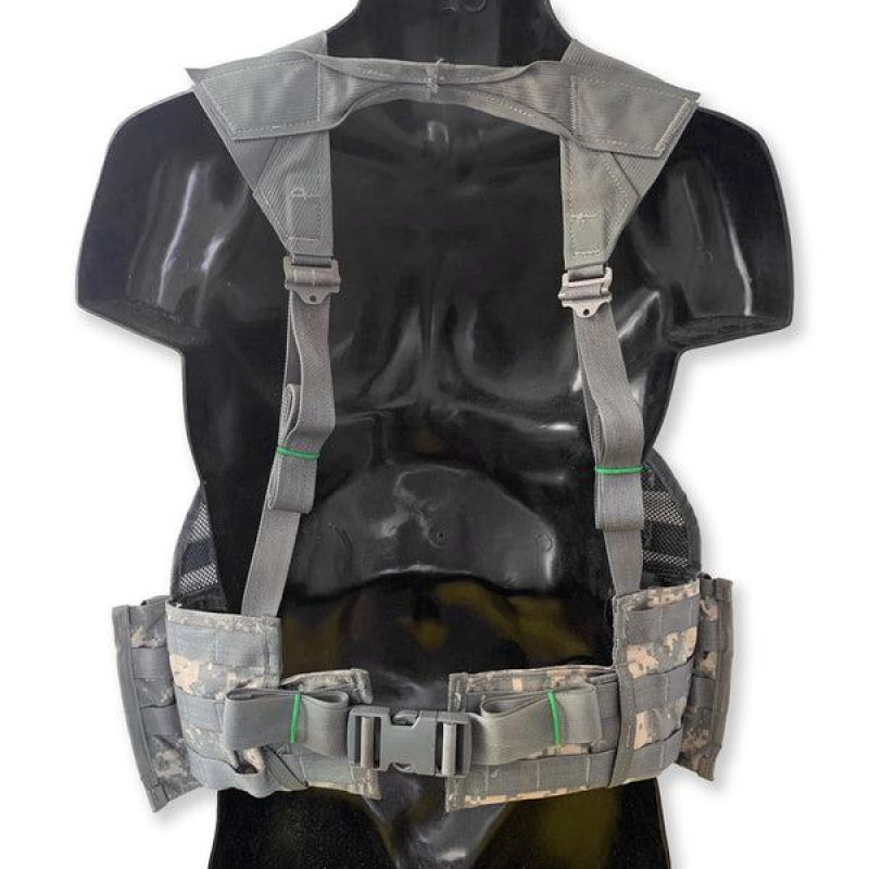 Тактичний жилет розвантаження MOLLE II General FLC Vest Fighting Load Carrier US ACU Піксель