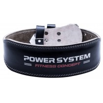 Пояс для важкої атлетики Power System PS-3100 Power шкіряний Black S