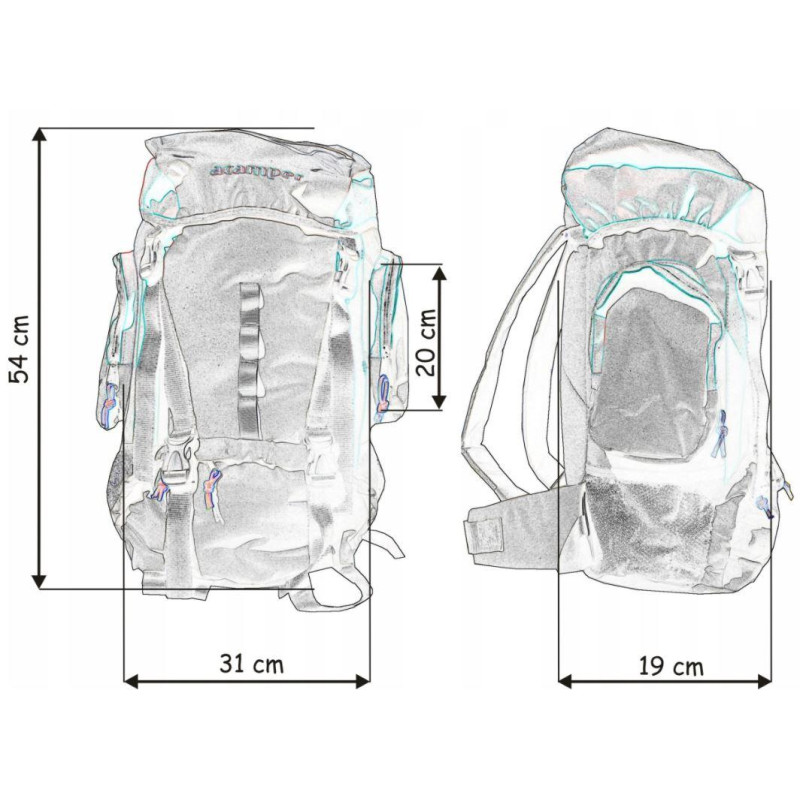Спортивный рюкзак 35L Acamper
