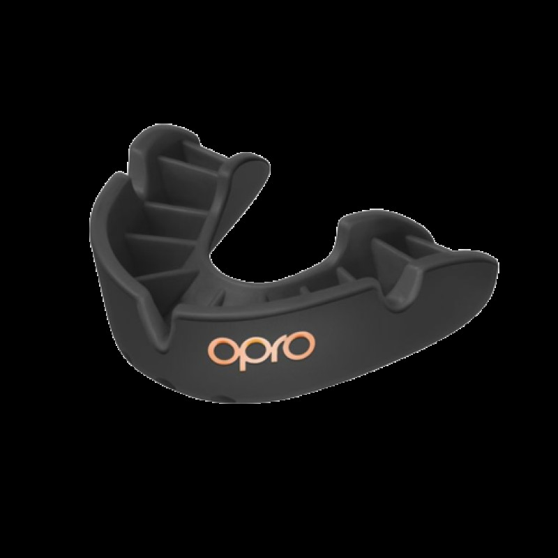 Капа боксерська OPRO Bronze Black (art.002184001)