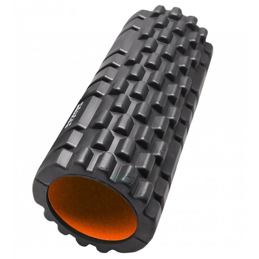 Масажний ролик (роллер) Power System PS-4050 Fitness Foam Roller Black/Orange (33x15см.)