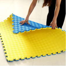 Мат- татами ласточкин хвост WCG EVA 1000х1000х30 мм Мат-пазл