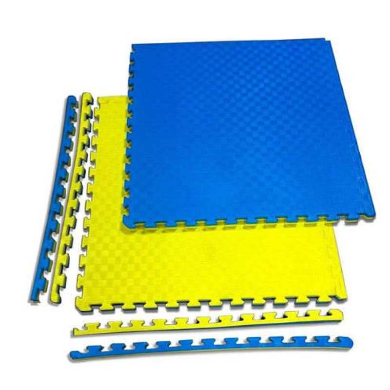 Мат- татами ласточкин хвост WCG EVA 1000х1000х30 мм Мат-пазл