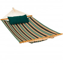 Гамак із планкою Siesta Green XXL 200х150 WCG Стьобана тканина + подушка Гамак із планкою Siesta Green XXL 200х150 WCG Стьобана тканина + подушка
