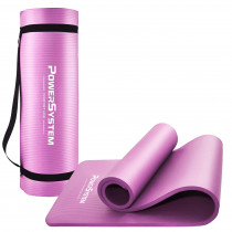 Килимок для йоги та фітнесу Power System PS-4017 NBR Fitness Yoga Mat Plus Pink (180х61х1) Килимок для йоги та фітнесу Power System PS-4017 NBR Fitness Yoga Mat Plus Pink (180х61х1)