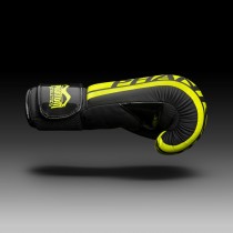 Боксерські рукавиці Phantom APEX Elastic Neon Black/Yellow 14 унцій (капа в подарунок)