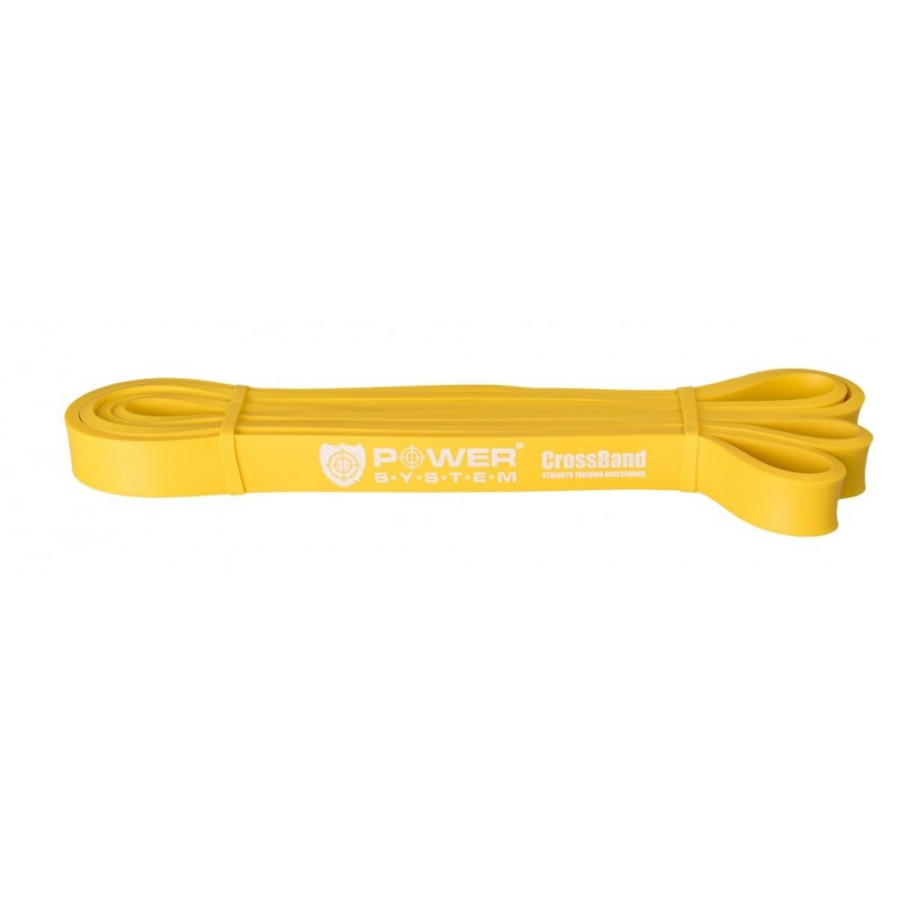 Еспандер-петля (гумка для фітнесу і кроссфіту) Power System PS-4051 CrossFit Level 1 Yellow (опір 4-25 кг)