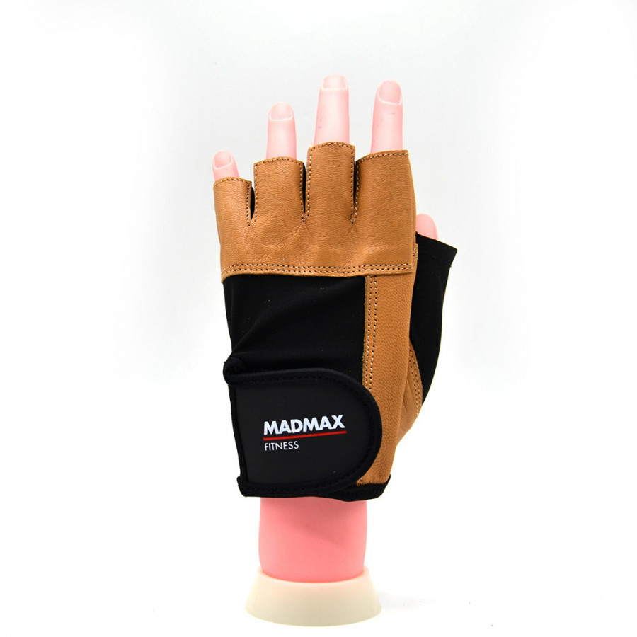 Рукавички для фітнесу MadMax MFG-444 Fitness Brown L