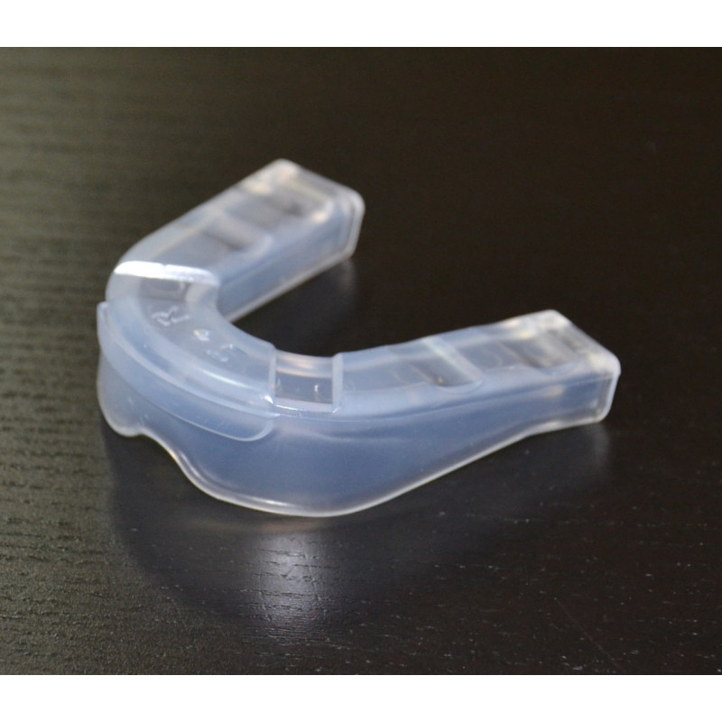 Капа боксерська PowerPlay 3306 JR дитяча (вік до 10) прозора з смаком м'яти