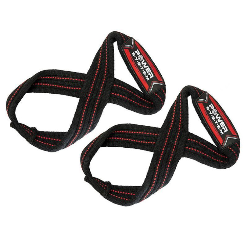 Лямки для тяги (вісмірка) Power System PS-3405 Figure 8 Black/Red L/XL