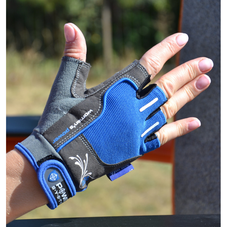 Рукавички для фітнесу Power System PS-2570 Woman’s Power жіночі Blue XS