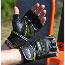 Рукавички для фітнесу Power System PS-2810 Ultimate Motivation Black/Yellow Line M Рукавички для фітнесу Power System PS-2810 Ultimate Motivation Black/Yellow Line M