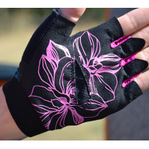 Рукавички для фітнесу MadMax MFG-770 Flower Power Gloves Black/Pink M Рукавички для фітнесу MadMax MFG-770 Flower Power Gloves Black/Pink M