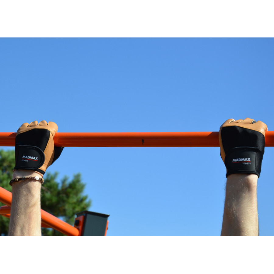 Рукавички для фітнесу MadMax MFG-444 Fitness Brown L