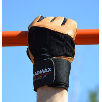 Рукавички для фітнесу MadMax MFG-269 Professional Brown L Рукавички для фітнесу MadMax MFG-269 Professional Brown L