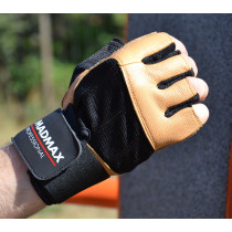 Рукавички для фітнесу MadMax MFG-269 Professional Brown L Рукавички для фітнесу MadMax MFG-269 Professional Brown L