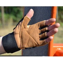 Рукавички для фітнесу MadMax MFG-269 Professional Brown L Рукавички для фітнесу MadMax MFG-269 Professional Brown L