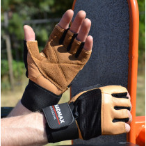 Рукавички для фітнесу MadMax MFG-269 Professional Brown L Рукавички для фітнесу MadMax MFG-269 Professional Brown L