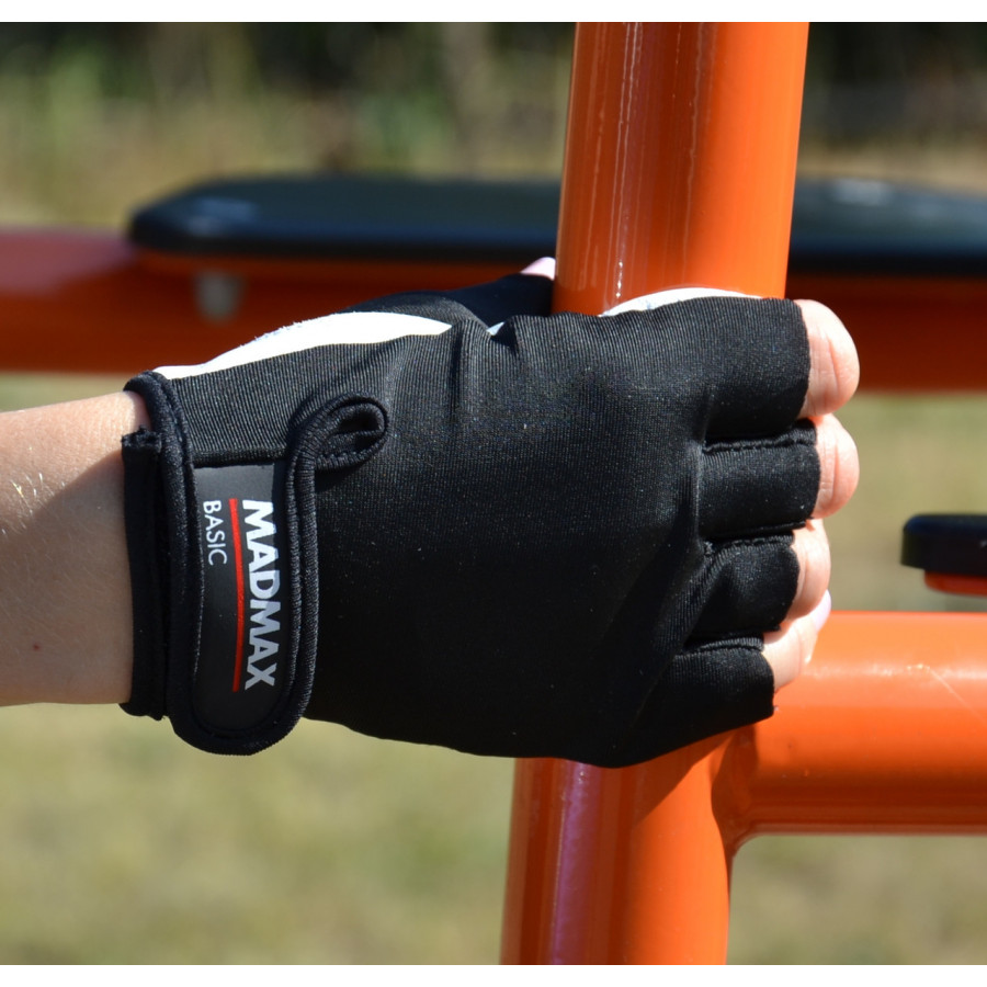 Рукавички для фітнесу MadMax MFG-250 Basic Whihe XXL