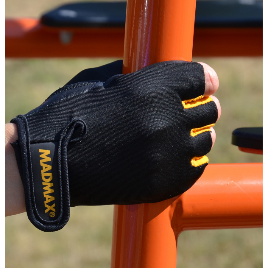 Рукавички для фітнесу MadMax MFG-251 Rainbow Orange M