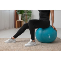 М'яч для фітнесу (фітбол) PowerPlay 4001 Ø65 cm Gymball М'ятний + помпа М'яч для фітнесу (фітбол) PowerPlay 4001 Ø65 cm Gymball М'ятний + помпа