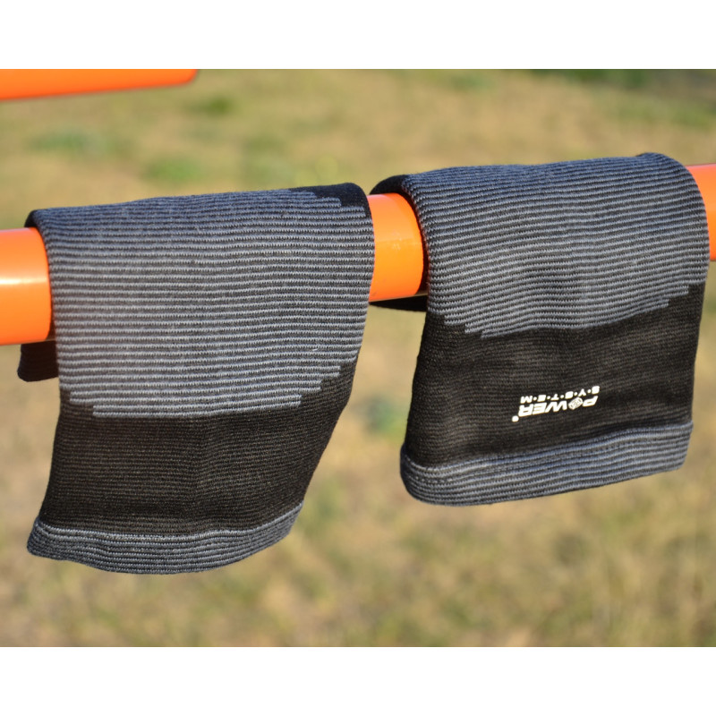 Наколінники Power System PS-6002 Knee Support Black/Grey (пара) M