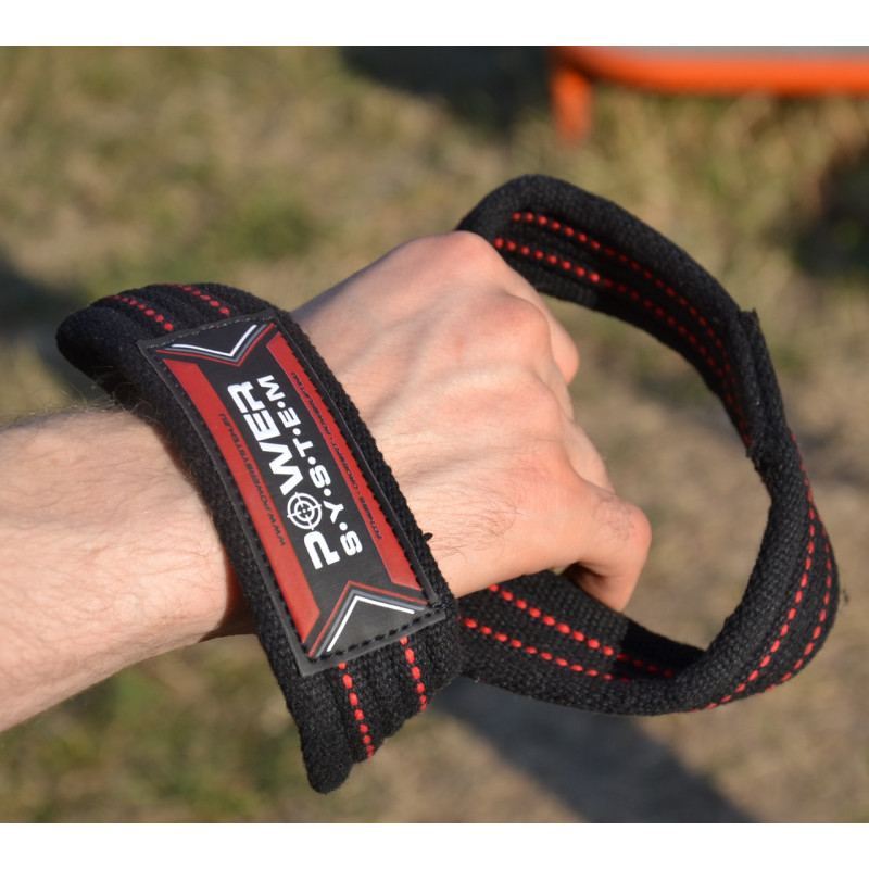 Лямки для тяги (вісмірка) Power System PS-3405 Figure 8 Black/Red L/XL