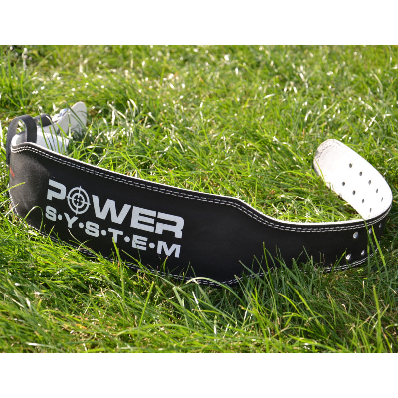 Пояс для важкої атлетики Power System PS-3250 Power Basic шкіряний Black L