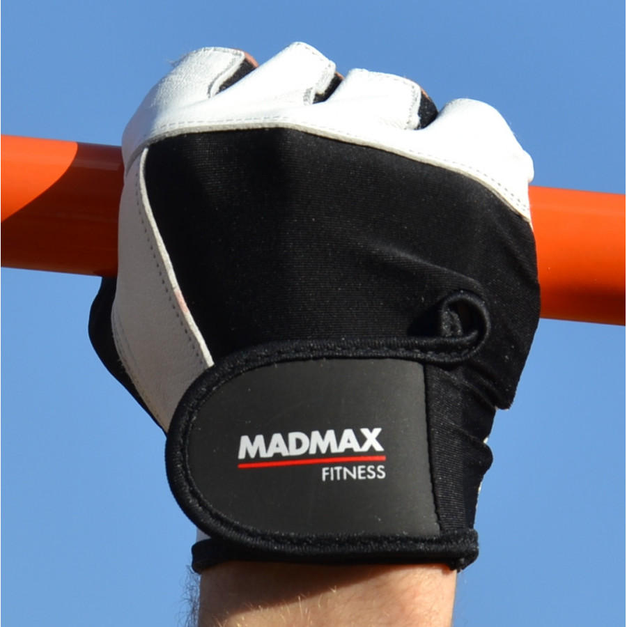 Рукавички для фітнесу MadMax MFG-444 Fitness White S