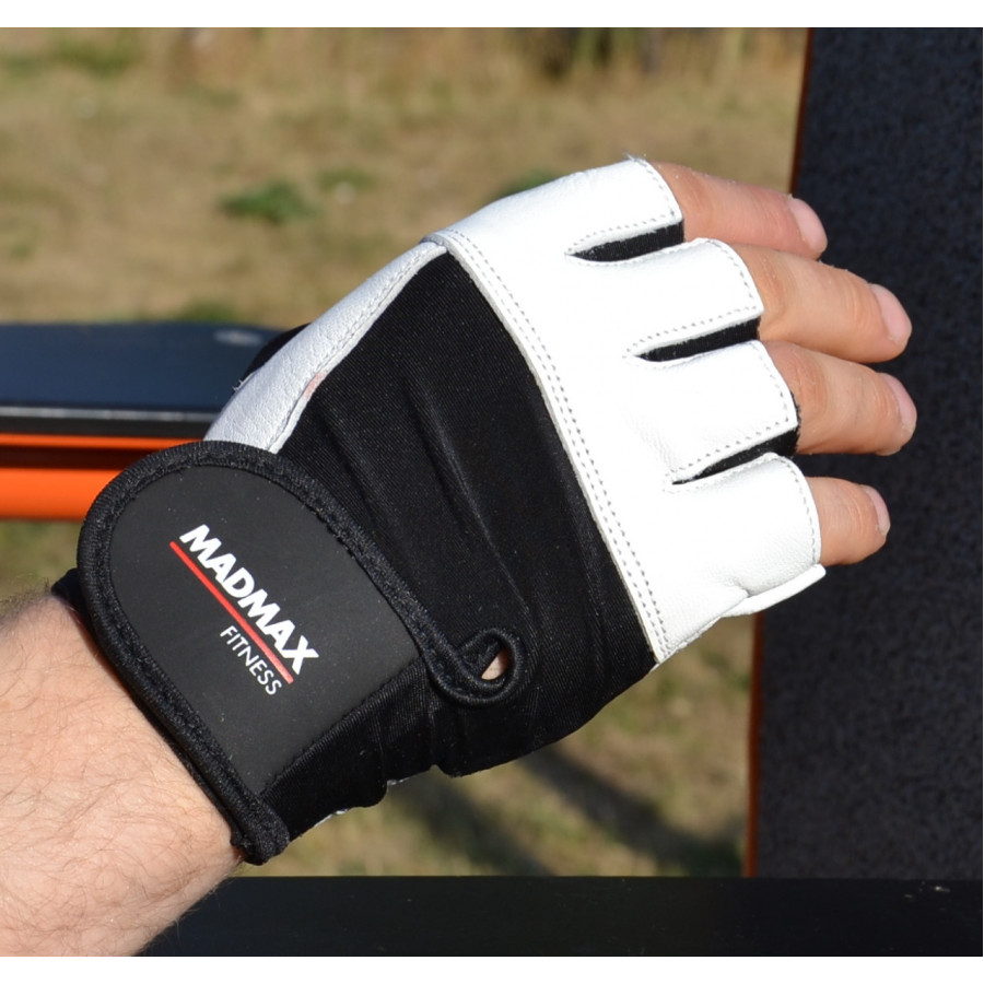 Рукавички для фітнесу MadMax MFG-444 Fitness White S