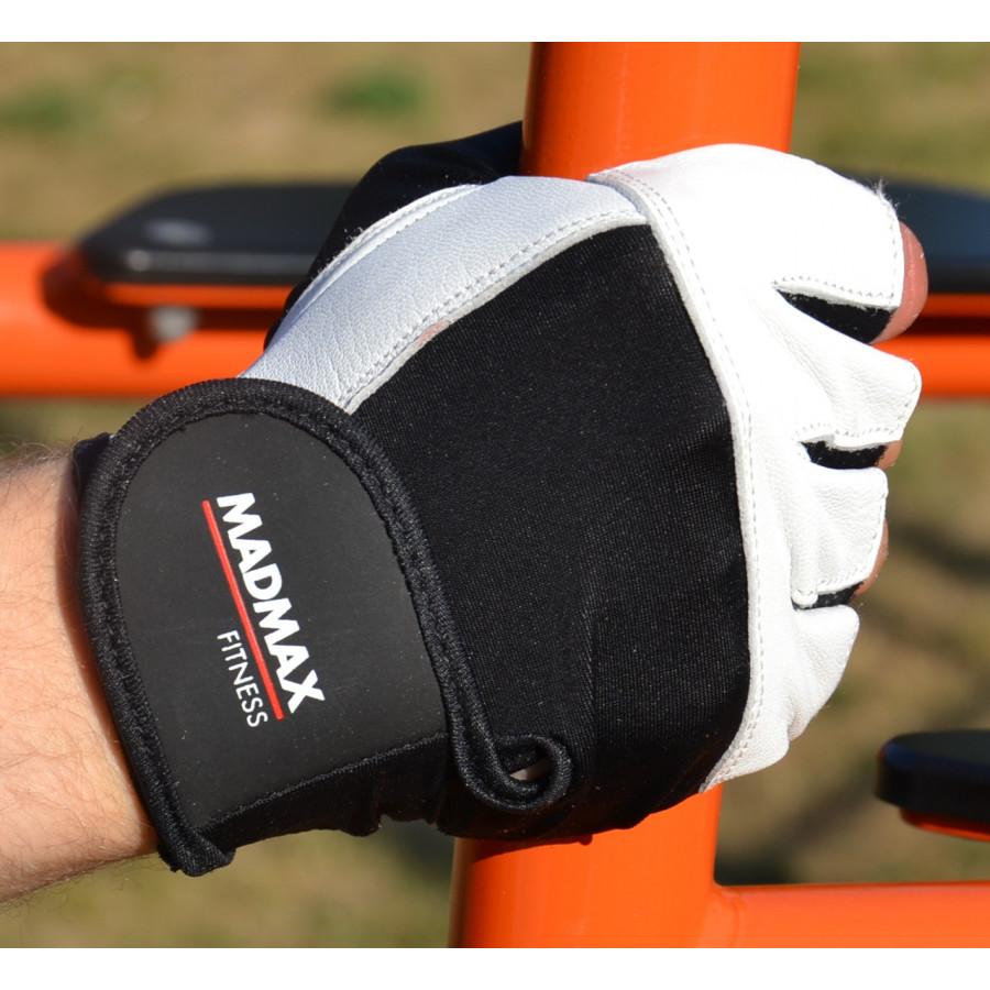 Рукавички для фітнесу MadMax MFG-444 Fitness White S