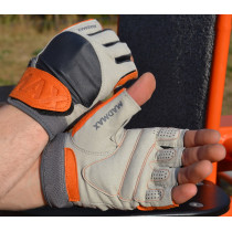 Рукавички для фітнесу MadMax MFG-850 Crazy Grey/Orange XXL Рукавички для фітнесу MadMax MFG-850 Crazy Grey/Orange XXL