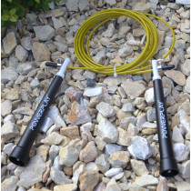 Скакалка швидкісна PowerPlay 4202 Ultra Speed Rope Жовта (2,9m.) Скакалка швидкісна PowerPlay 4202 Ultra Speed Rope Жовта (2,9m.)