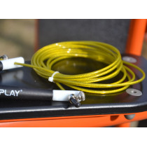 Скакалка швидкісна PowerPlay 4202 Ultra Speed Rope Жовта (2,9m.) Скакалка швидкісна PowerPlay 4202 Ultra Speed Rope Жовта (2,9m.)