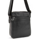 Чоловічий шкіряний месенджер Tiding Bag чорний