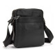 Чоловічий шкіряний месенджер Tiding Bag чорний