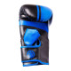Снарядные перчатки PowerPlay 3025, PU, пенный наполнитель, черно-синий, размер M, анатомическая форма
