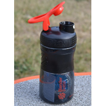 Шейкер спортивний (пляшка) BlenderBottle SportMixer Flip 20oz/590ml Black/Red Шейкер спортивний (пляшка) BlenderBottle SportMixer Flip 20oz/590ml Black/Red