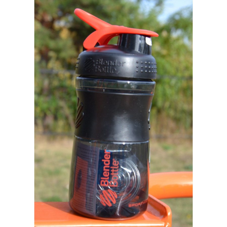 Шейкер спортивний (пляшка) BlenderBottle SportMixer Flip 20oz/590ml Black/Red