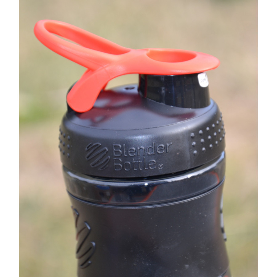 Шейкер спортивний (пляшка) BlenderBottle SportMixer Flip 20oz/590ml Black/Red