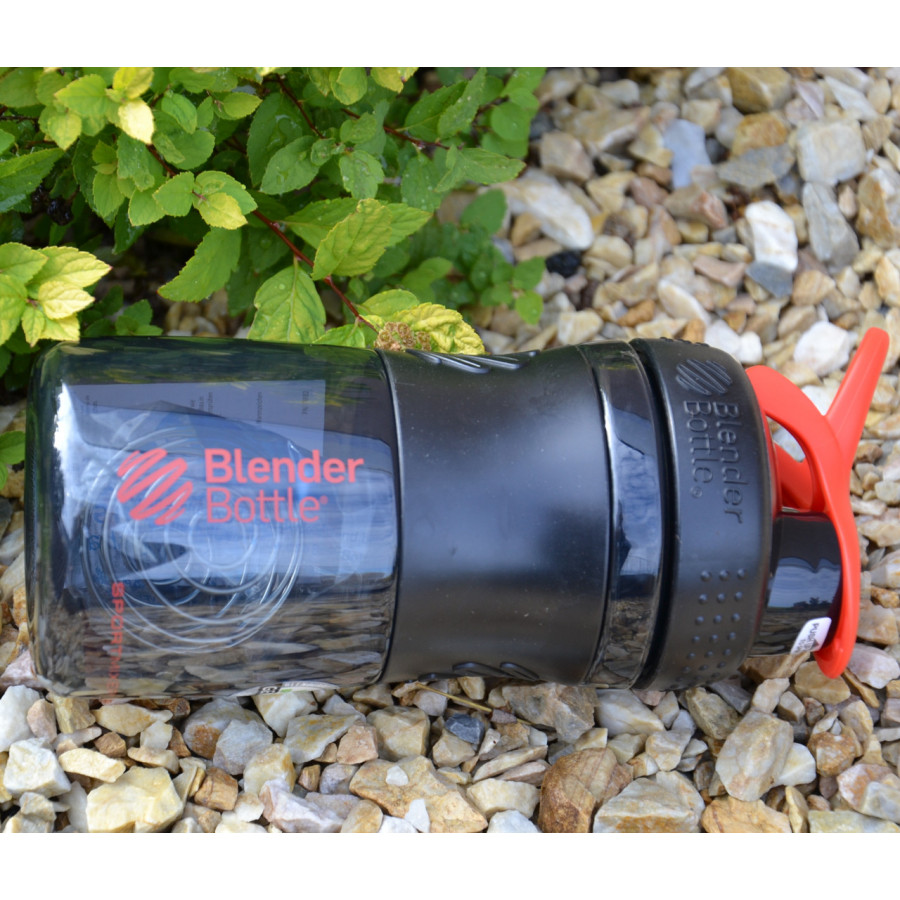 Шейкер спортивний (пляшка) BlenderBottle SportMixer Flip 20oz/590ml Black/Red