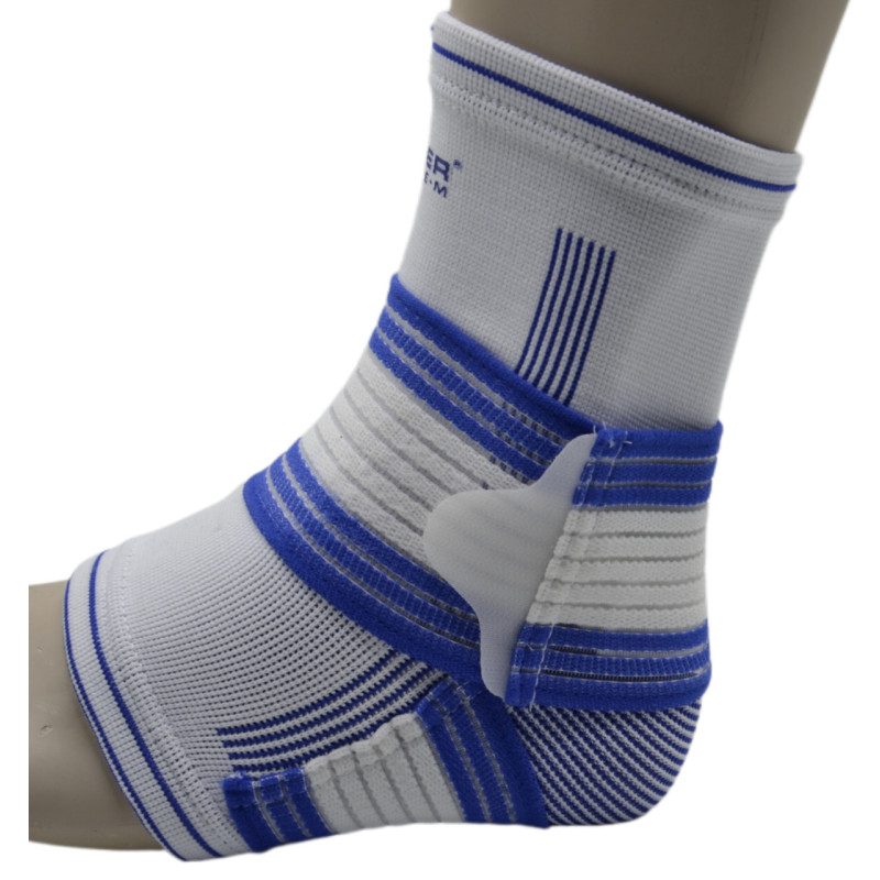 Бандаж на гомілкостоп Power System PS-6009 Ankle Support Pro Blue/White (1шт.) L/XL