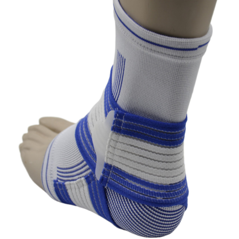 Бандаж на гомілкостоп Power System PS-6009 Ankle Support Pro Blue/White (1шт.) L/XL